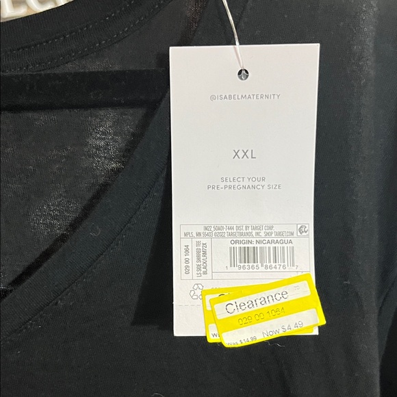 Isabel Maternity by Ingrid & Isabel Black Long Sleeve Top - Picture 2 of 2